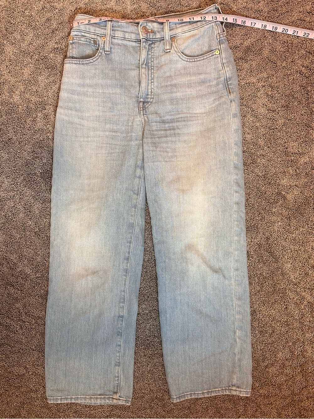 Madewell Slim Wide Leg Crop Women's Jeans Size 25